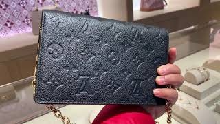 Glimpse: Louis Vuitton Dauphine Chain Wallet 