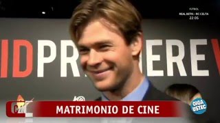 Mucho amor en la visita de Elsa Pataky y Chris Hemsworth a Madrid