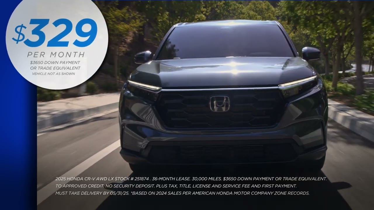 2025 Honda CR-V AWD LX| Lease Special | May 2025 | Schlossmann Honda City