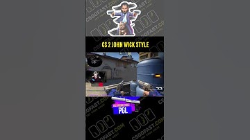 CS 2 John Wick Style 😎😎😎 #shorts
