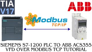 ABB ACS355 Modbus TCP to Siemens s7-1200 PLC