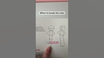 Asymmetry in figure drawing