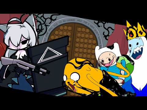 WHAT AM I? - PIBBY FINN, JAKE & ICE KING Vs. SHIROKO TERROR! [PIBBY X FNF X BLUE ARCHIVE]