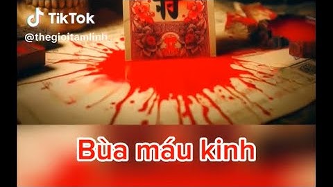 Bùa máu kinh
