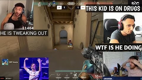 100 T Asuna Tweaking Out on Neon vs NRG – Insane 3K | Tarik Demon Reacts & Fns Crash Out