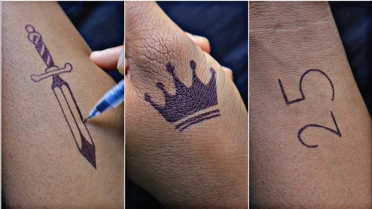 Queen of Spades Temporary Tattoo set of 3 - Etsy