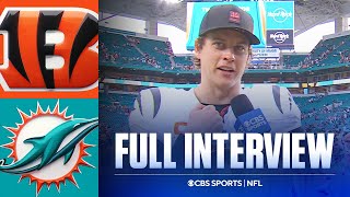 Joe Burrow throws for 4 TDs in bounce back performance as Bengals crush Dolphins