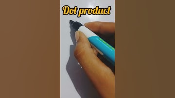 Dot product of two vectors || easy trick #jee #shorts