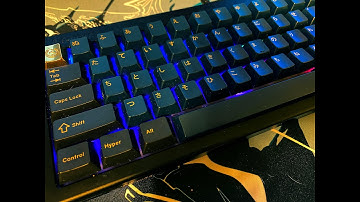 Clacky? Creamy? Who knows? Touch68 sound test with Zaku linear Switches