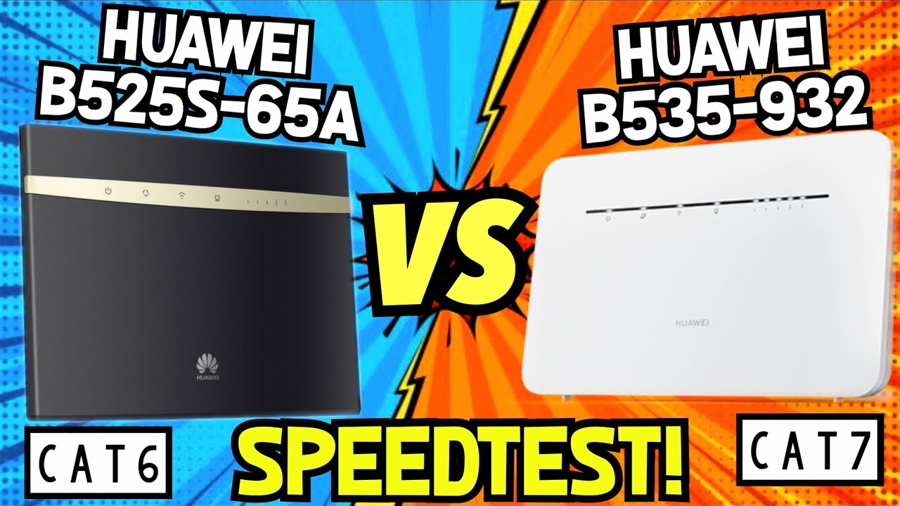 Huawei B535-932 VS B525s-65a aka Mamba Speed Test Comparison! mas Mabilis nga ba ang mamba?