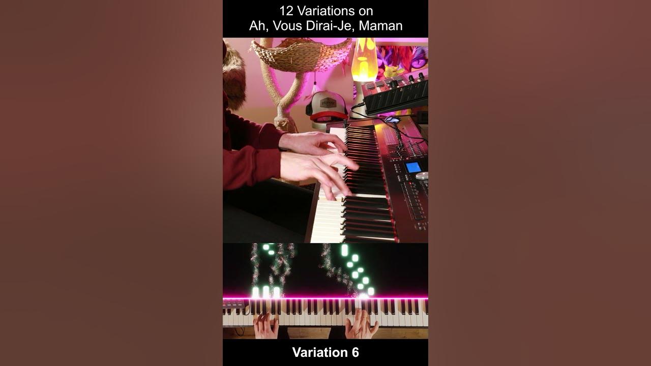 Variation VI - Ah vous dirai-je maman  #mozart #piano #pianochallenge