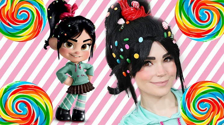 Wreck It Ralph: Vanellope Von Schweetz Makeup w/ R...