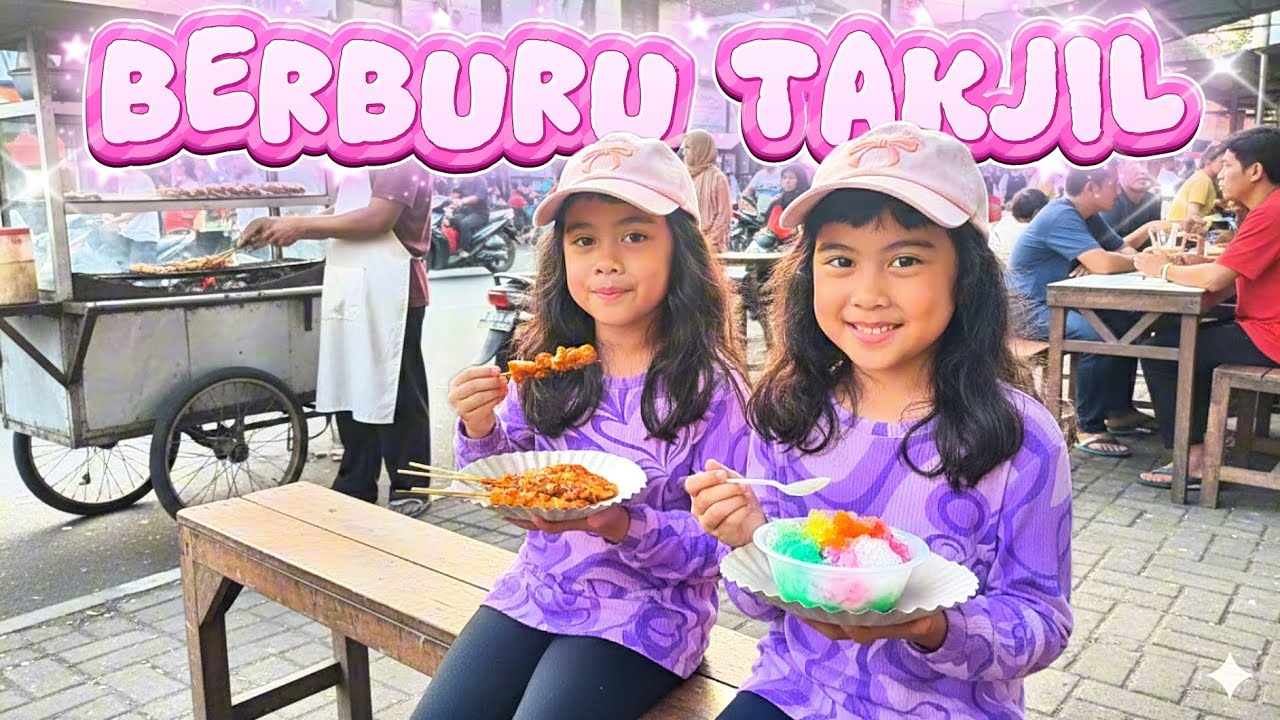 MARIE BELLA PERTAMA KALI BERBURU TAKJIL✨️ #vlog #puasaramadhan 