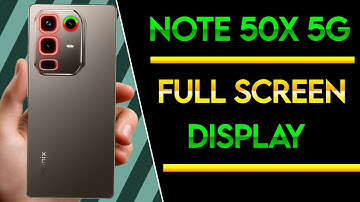 Infinix Note 50x 5g me full screen display setting | How to on full screen display note 50x 5g
