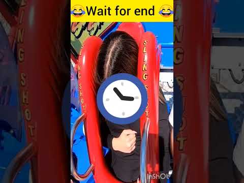 Wait for end 😂😂😂 Sling shot oops Moment #shorts #short #funny