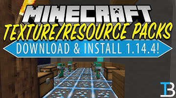 How To Download & Install Texture Packs in Minecraft 1.14.4 (Get 1.14.4 Resource Packs!)
