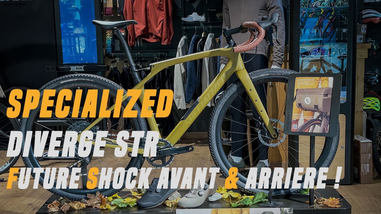 Specialized DIVERGE STR Future Shock Avant & Arrière ! YouTube