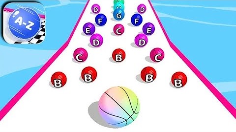 AZ Run Games All Levels Gameplay iOS_Android Walkthrough Game Ball Run 2048 #19