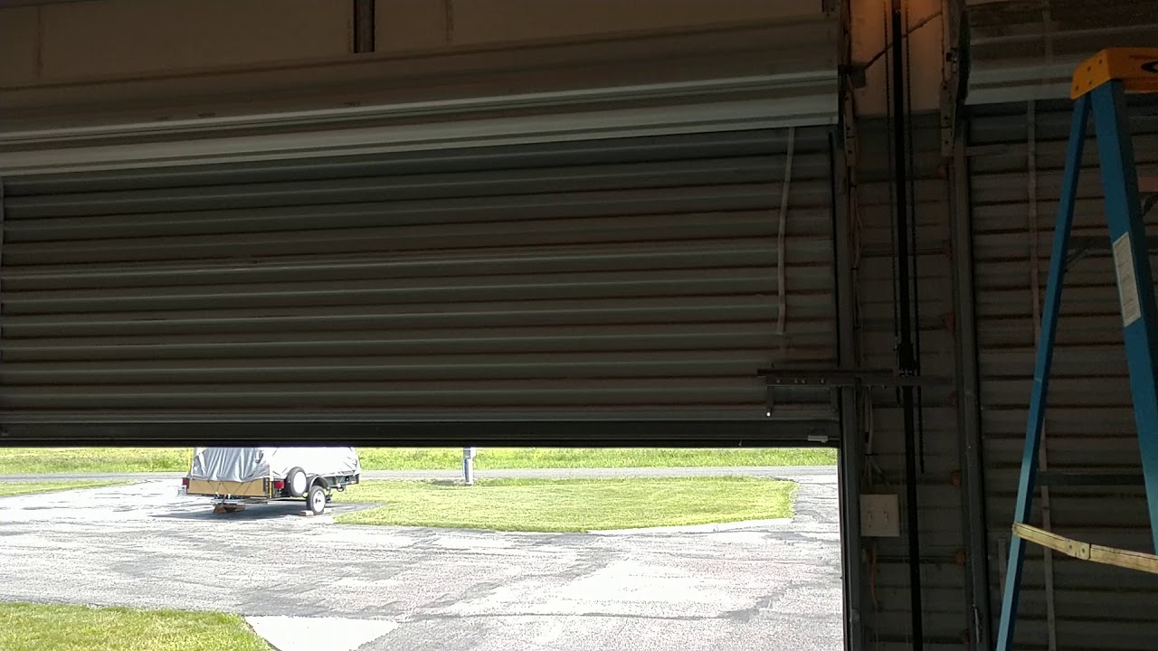 Rollup door with opener YouTube