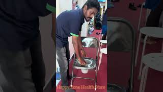 Space illayaa… strong and compact ah commode chair thaan irukke…