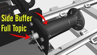 icf bogie side buffer structure | how to install this device? | #side buffer full explain