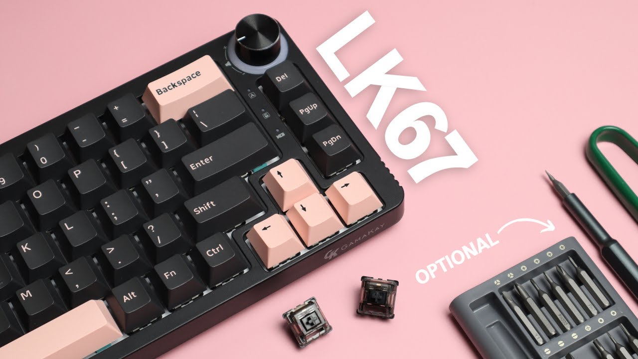 Thocky $60 Custom Keyboard - No Mods Needed | Gamakay LK67 - YouTube
