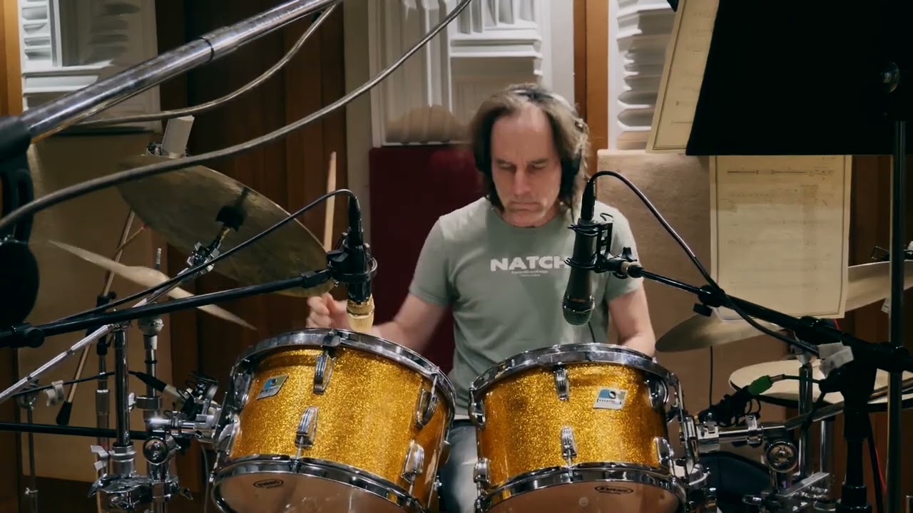 Drummer and Percussionist Chris Wabich records his part on Eric Johnsen's tune "First Impressions"