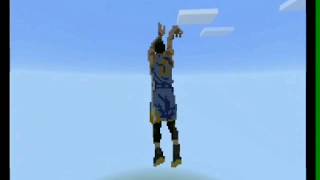 Stephen Curry Pixel Art-Minecraft
