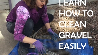 How to Clean Dirt, Leaves and Pine Needles Out of Decorative Gravel and Landscape Rocks