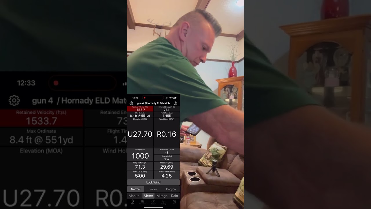 Using Eagle Ballistics app with Calypso ultrasonic Wind Reader ￼