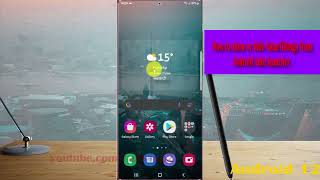 Samsung Galaxy S22 Ultra : How to show or hide SmartThings from Android Auto launcher screenshot 2