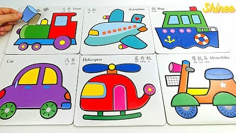 Fun Vehicle Puzzles! Learn About Trains, Planes, and Cars! | Vehicles for Kids