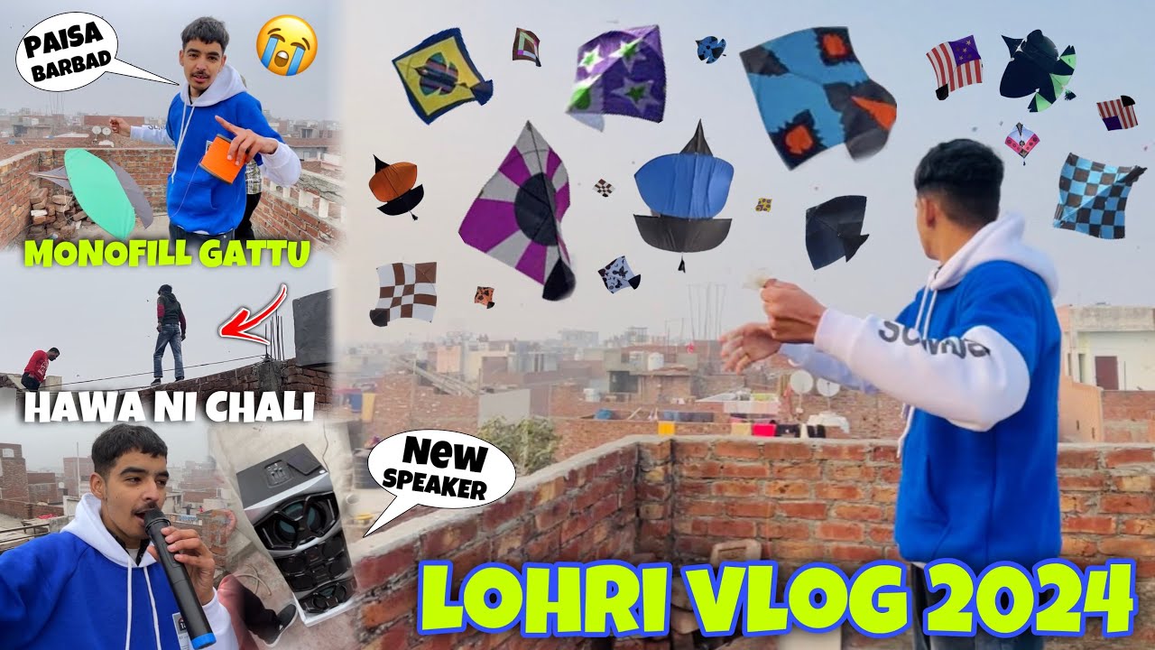 Lohri 2024😍in AMRITSAR* Paisa Barbad😭* Hawa Ni Challi | Patangbazi On Lohri😱