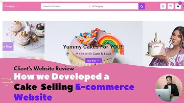 Cake Selling E-commerce Website Demo | How We Developed a Cake Baking Company Website | Review