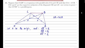 Ext. 2 Vectors - 5E: Vector Proofs in Geometry