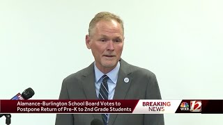 Alamance-Burlington Schools Board of Education votes for Plan C until end of semester for pre-K t...