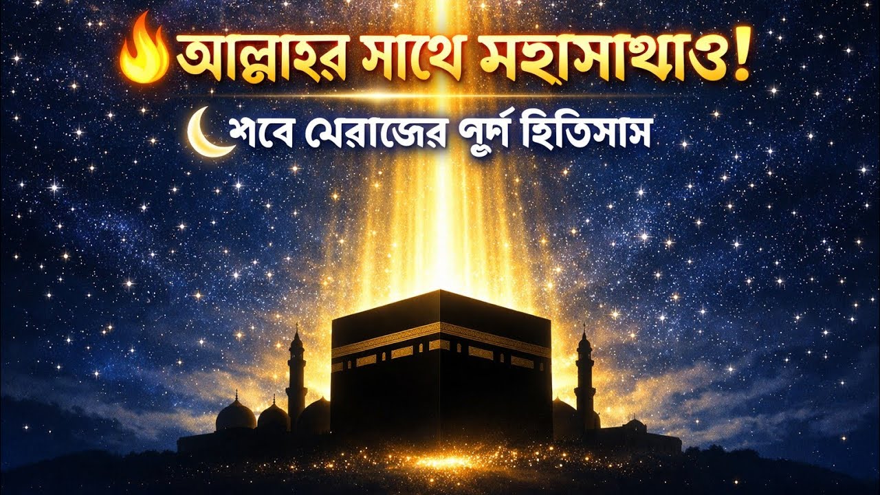 আল্লাহর সাথে রাসূলের (ﷺ.) সাক্ষাৎ! মেরাজের অবিশ্বাস্য পূর্ণাঙ্গ ইতিহাস | Shab-e-Miraj Story