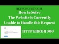 How to Solve HTTP Error 500 - Wordpress Website is Currently Unable to Handle This Request