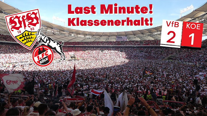 VfB Stuttgart 2:1 1. FC Köln | Last Minute! Klassenerhalt! | Stadion Vlog