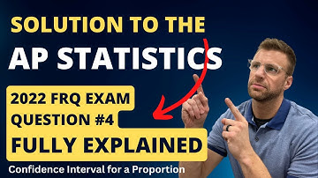 AP Statistics 2022 Exam Free Response Question 4 Answers