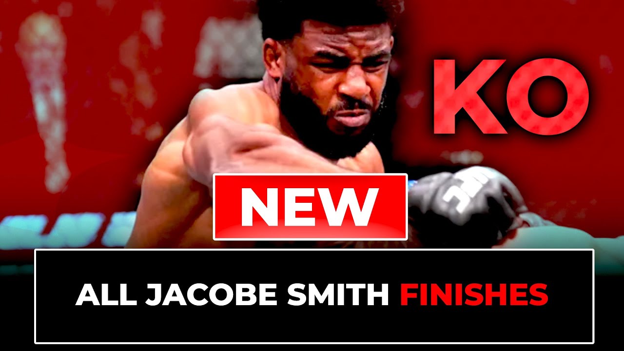 ALL Jacobe Smith FINISHES | MUST-WATCH MMA Highlights