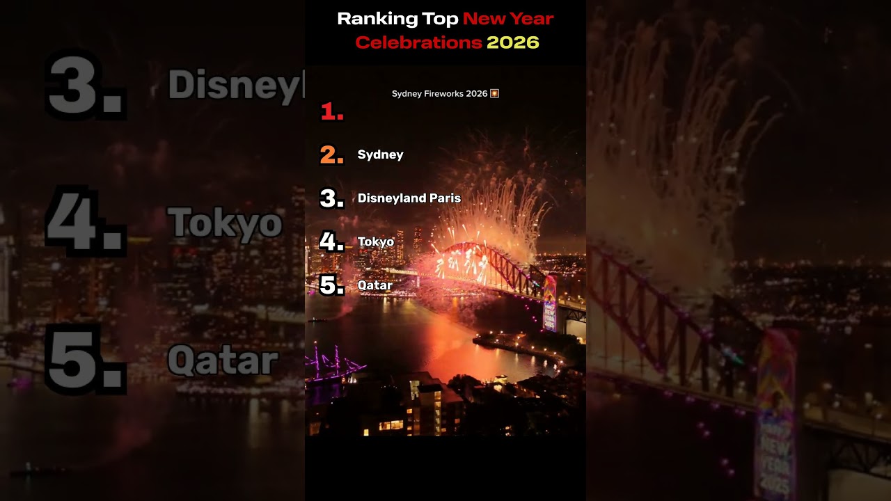 I Ranked the BIGGEST New Year’s Celebrations of 2026 🎆 (INSANE) 