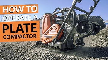 How to Use a Plate Compactor,  Step-by-Step Instructions