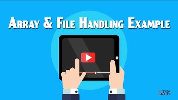 Tutorial 3 (Part 3) | C++ Tutorials | Array and File Handling Example in VC++