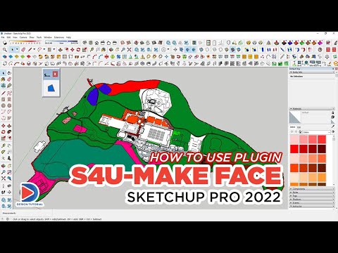 How to use Plugin S4U Make Face in SketchUp 2022