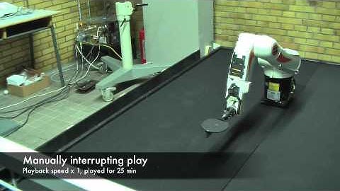 Robot catching and Juggling a Ping Pong Ball - Demo