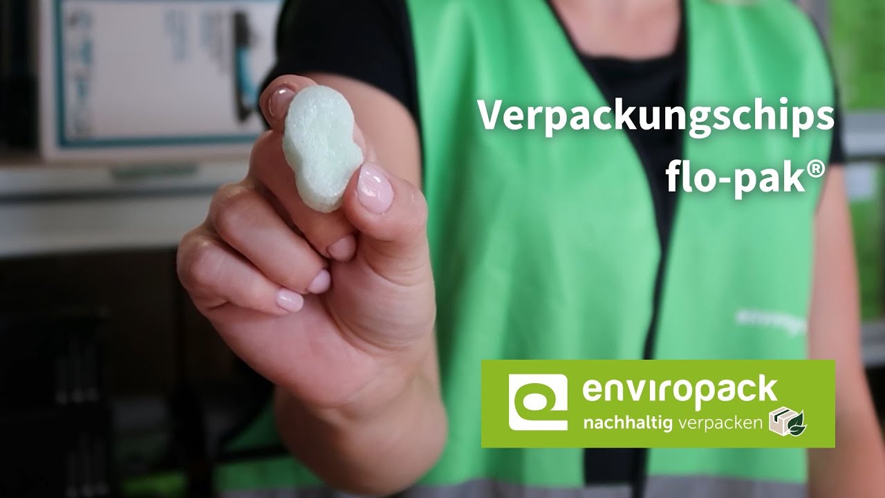 Verpackungschips flo-pak®: Wie man schnell und nachhaltig Pakete füllt ...