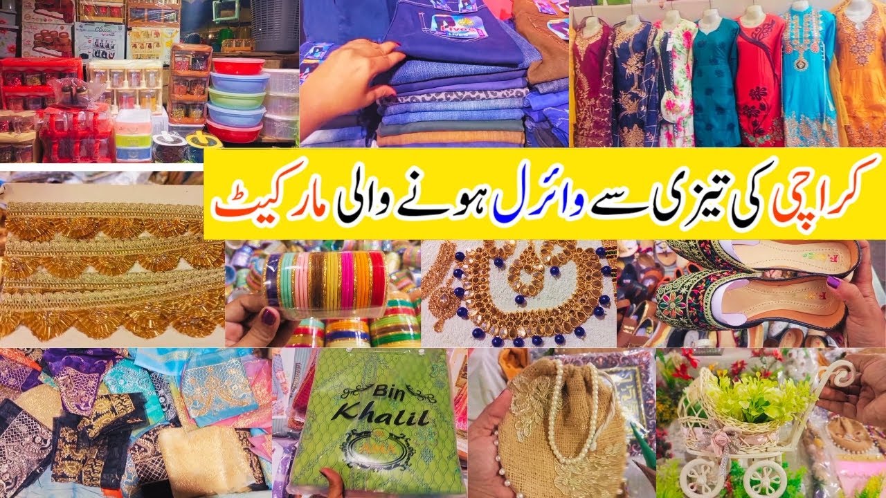 ** Most Viral **😱🤩 Bachat Bazaar Karachi Fancy Dress Footwear JewelryLacesBangles Decor