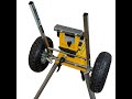 New Kick Stand for DeWalt Miter Saw Stand. New Kick Stand for DeWalt Miter Saw Stand.