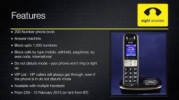 The BT 8500 with Advanced Call Blocker